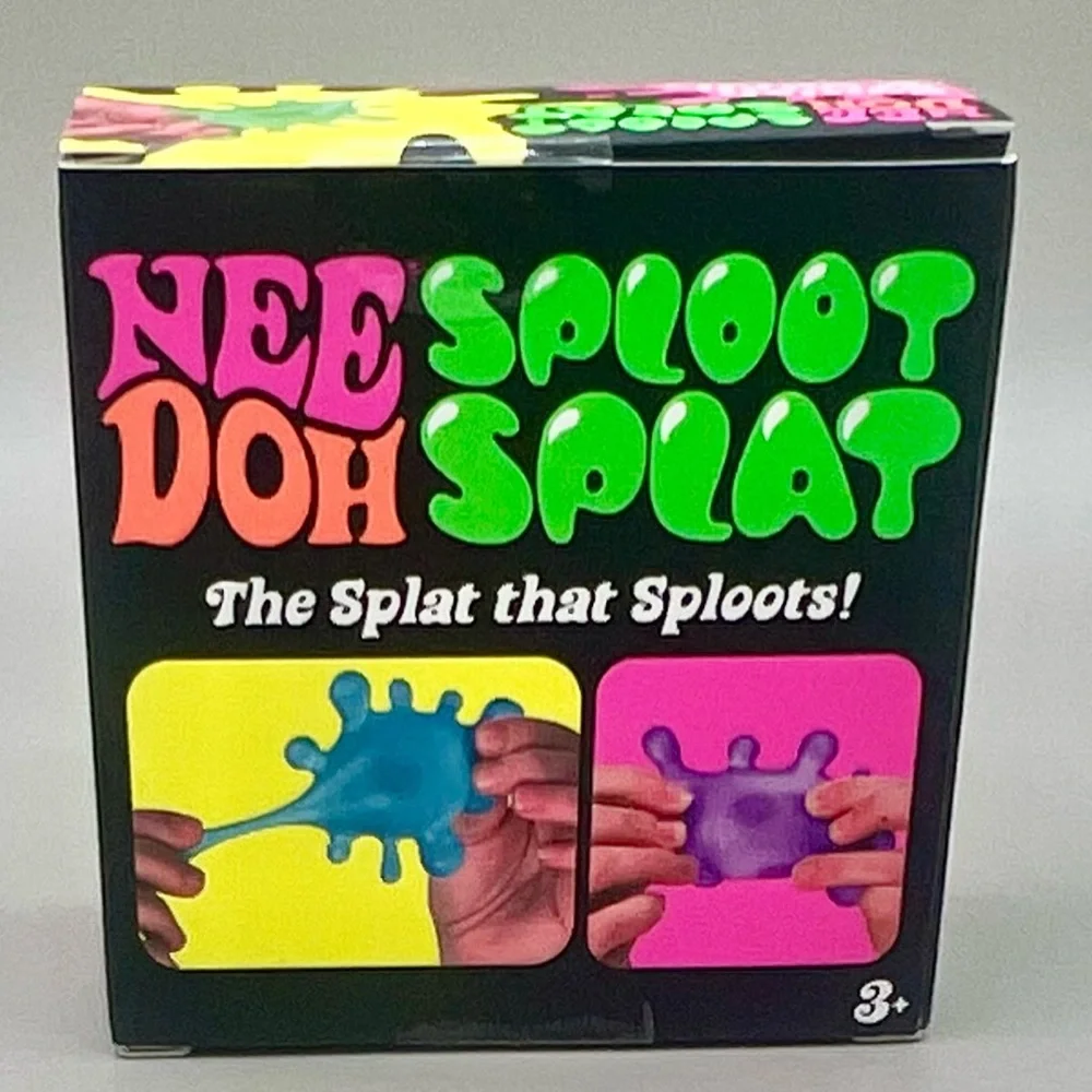 Schylling NeeDoh PURPLE/PINK 💜🩷 SPLOOT Splat Novelty Sensory Fidget Toy NEW